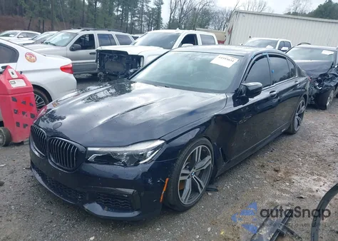 2019 BMW 750I из США, поврежденный, VIN WBA7F0C55KGM25273